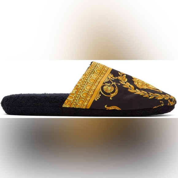 New Versace I ♡ BAROQUE SLIPPERS Size: SMALL ( 7US) S: 23 cm - Picture 4 of 8